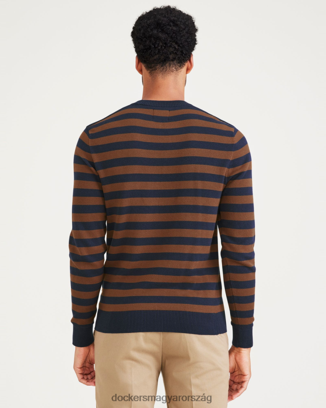 Dockers férfiak pulóver, normál szabású P840P606 ruházat szerzetesi köntös – barna