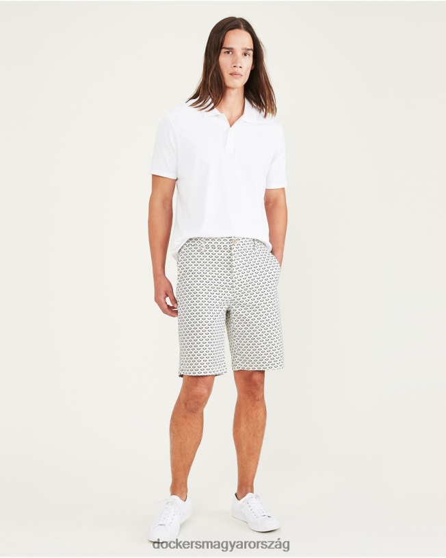 Dockers férfiak Ultimate 9,5" rövidnadrág P840P673 ruházat sahara khaki és gyönyörű fekete