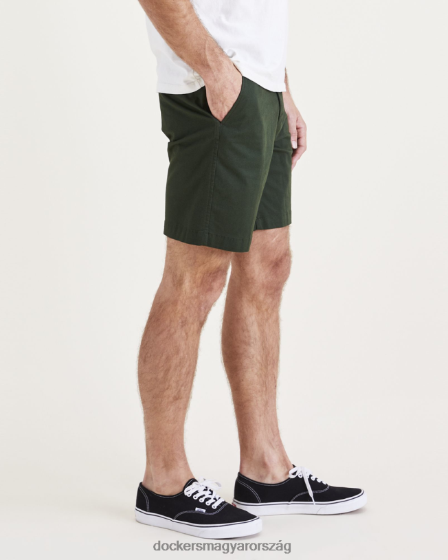 Dockers férfiak Ultimate 9,5" rövidnadrág (nagy és magas) P840P463 ruházat citrom curry - zöld