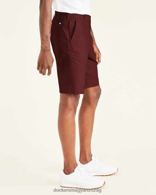 Dockers férfiak Ultimate 9,5" rövidnadrág (nagy és magas) P840P464 ruházat fűszerezett alma - piros