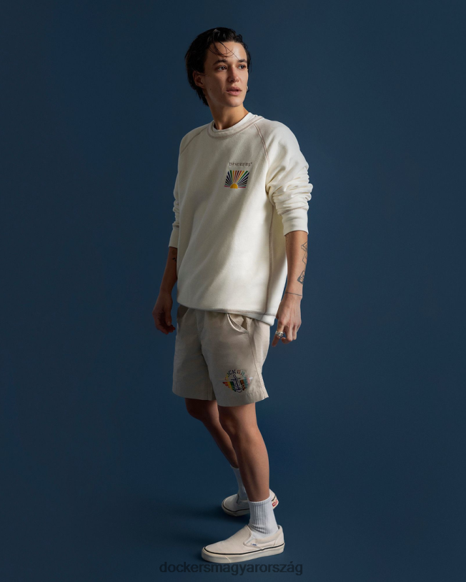 Dockers férfiak büszkeség rövid P840P442 ruházat szafari khaki - barna