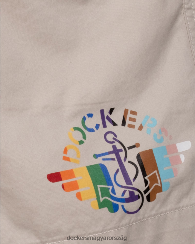 Dockers férfiak büszkeség rövid P840P442 ruházat szafari khaki - barna