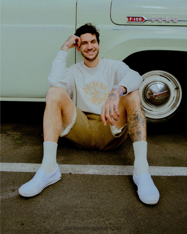 Dockers férfiak dandois eredeti khaki redős cutoff rövid P840P346 ruházat betakarítás arany - cser