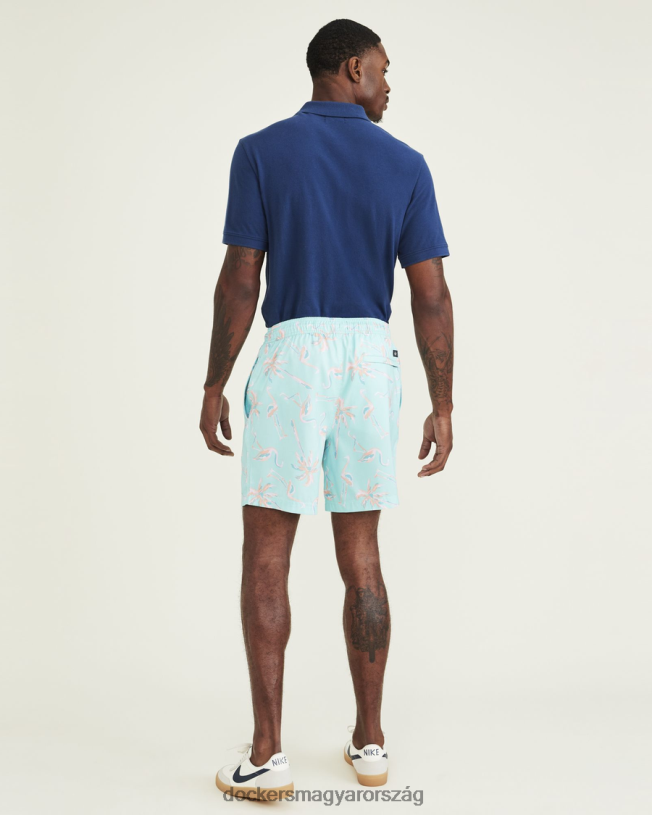 Dockers férfiak kikötő 7"-os úszónadrág P840P247 ruházat türkizkék