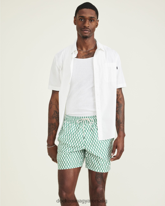 Dockers férfiak monterey 6,5"-os úszónadrág P840P259 ruházat zöld