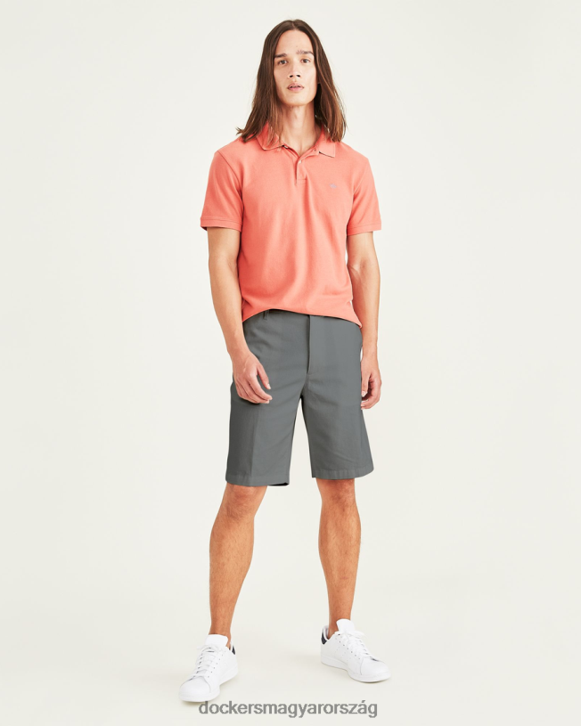 Dockers férfiak tökéletes 10,5"-es rövidnadrág P840P115 ruházat hideg szürke