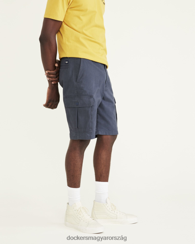 Dockers férfiak tökéletes cargo 10,5"-os rövidnadrág, egyenes szabású P840P355 ruházat tengeri kék