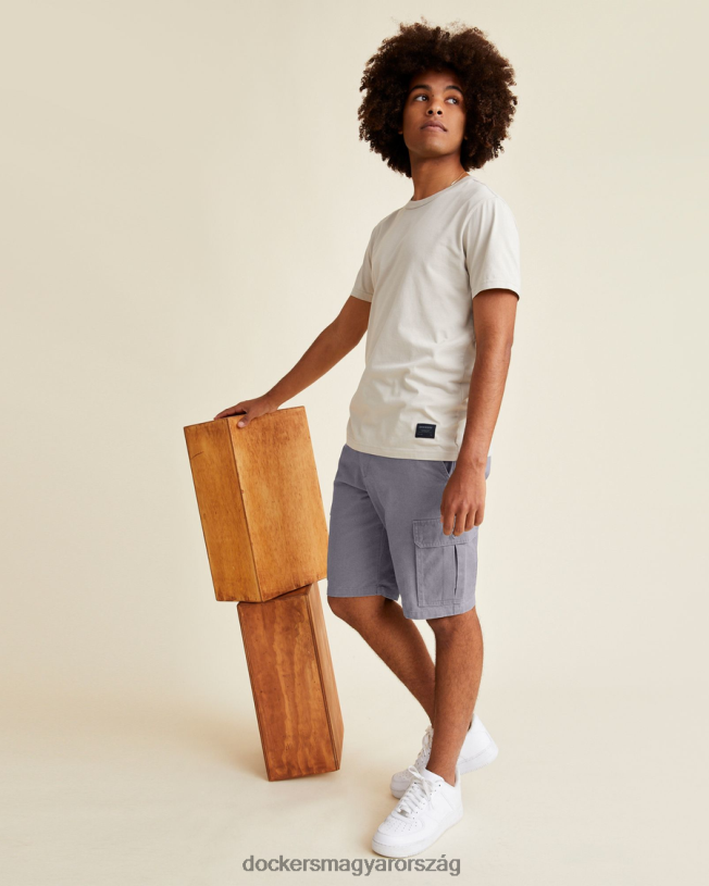 Dockers férfiak tökéletes cargo 10,5"-os rövidnadrág, egyenes szabású P840P356 ruházat tengeri szikla - kék