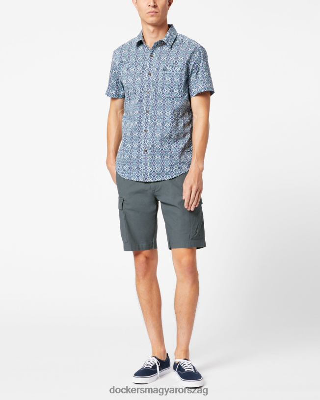 Dockers férfiak tech cargo 9" rövidnadrág P840P761 ruházat hűvös pala - szürke