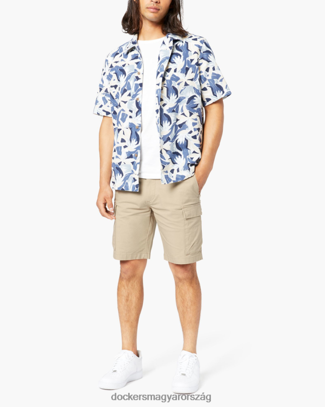 Dockers férfiak tech cargo 9" rövidnadrág P840P762 ruházat taupe homok - barna