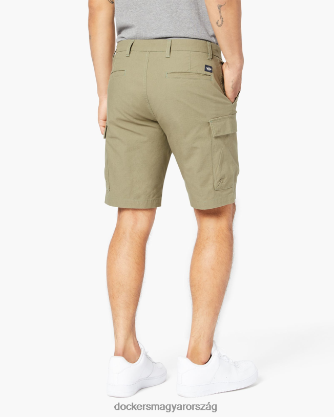 Dockers férfiak tech cargo 9" rövidnadrág P840P763 ruházat zsályaszínű