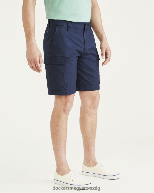 Dockers férfiak tech cargo 9" rövidnadrág P840P765 ruházat sötétkék blézer - kék