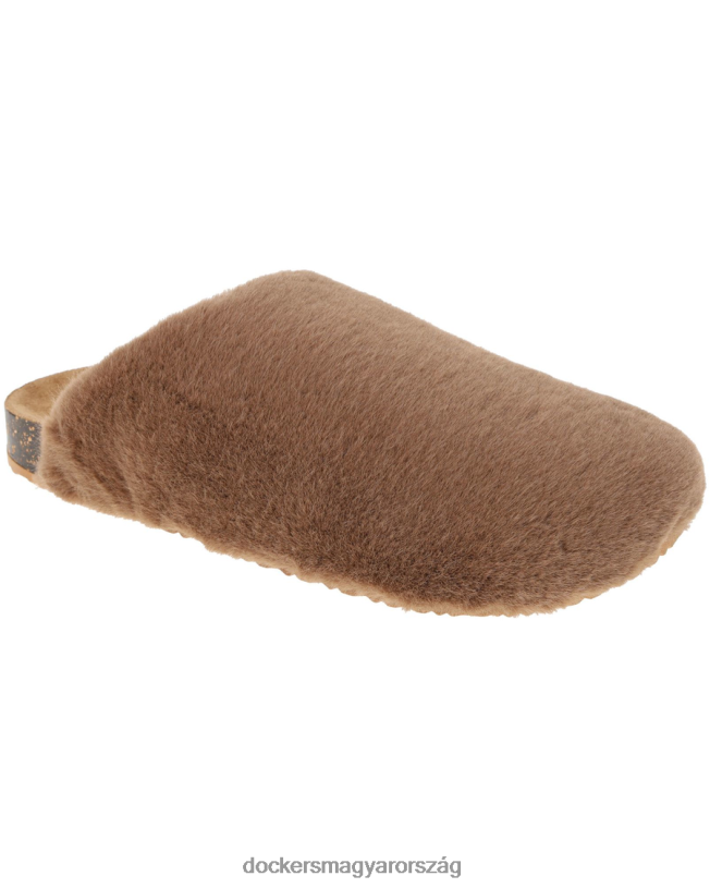 Dockers nők luxus műszőrme felbújós klumpa P840P1210 cipő nercbarna