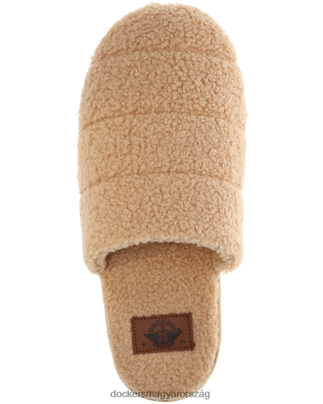 Dockers nők steppelt mikro-sherpa scruff slip-on P840P1206 cipő nercbarna