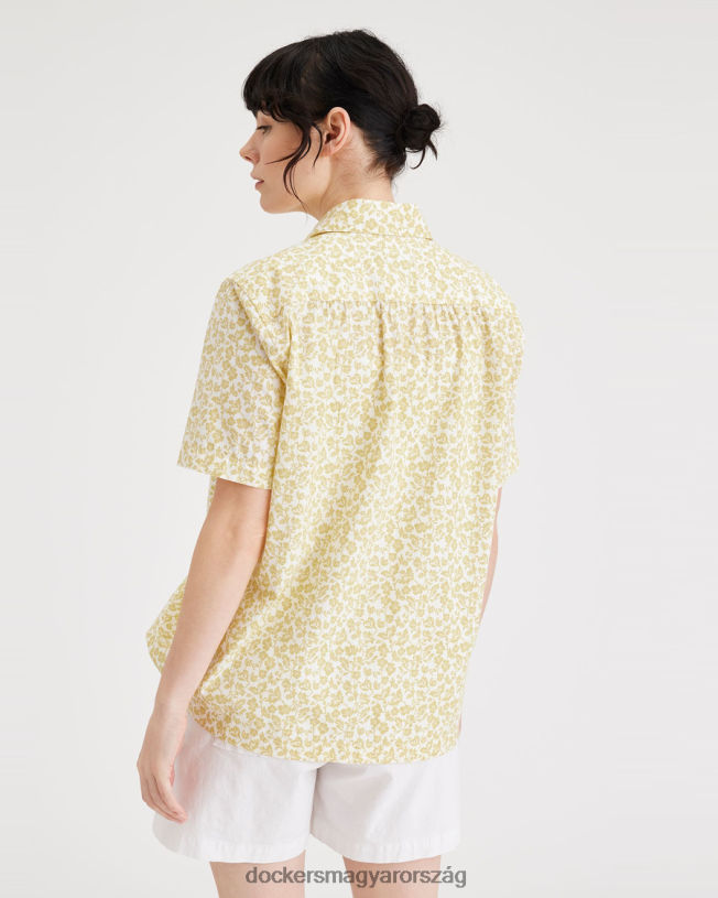 Dockers nők kedvenc gombos, szabályos szabású P840P1125 ruházat ananász szelet - sárga