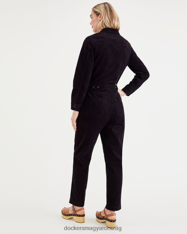 Dockers nők jumpsuit P840P1340 ruházat fekete bab - fekete
