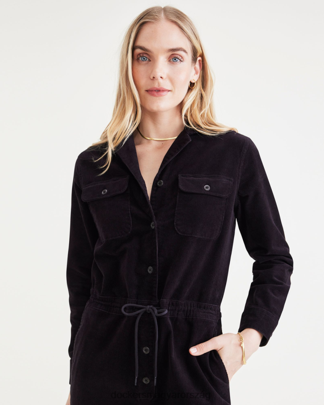 Dockers nők jumpsuit P840P1340 ruházat fekete bab - fekete