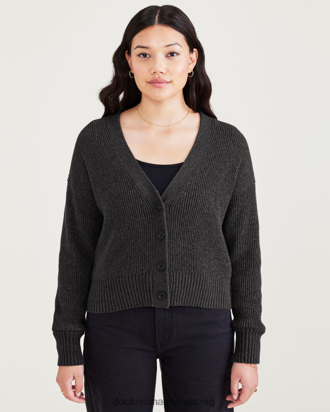 Dockers nők vágott kardigán, laza fazon P840P1279 ruházat ragtime gyönyörű fekete - fekete
