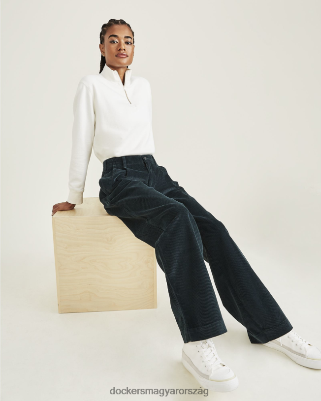 Dockers nők eredeti redős khakis, egyenes szabású P840P1342 ruházat varázslatos erdő - zöld