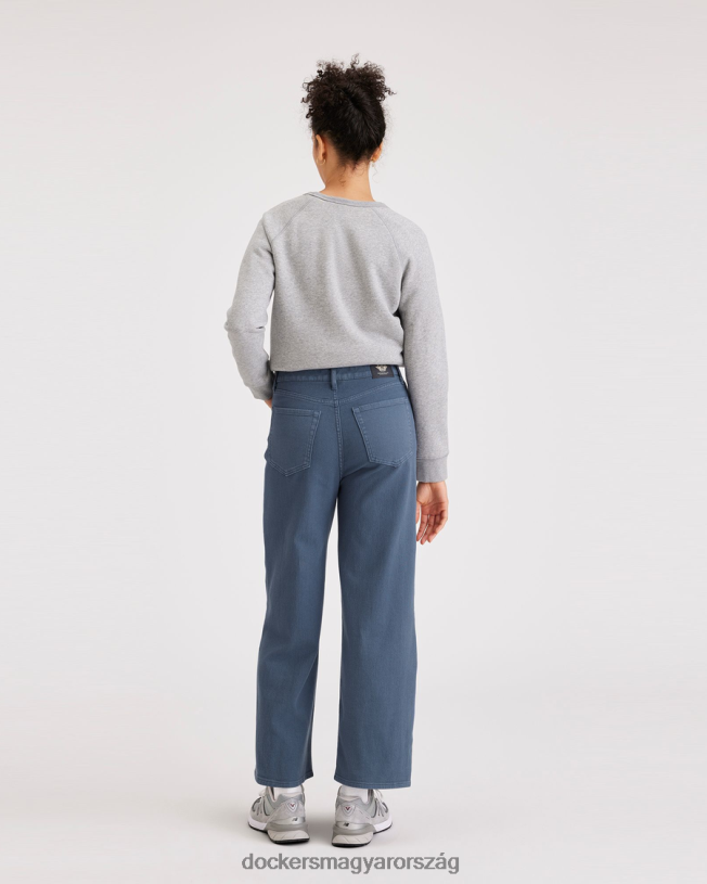 Dockers nők farmer szabású nadrág, magas egyenes szabású P840P1128 ruházat vintage indigó - kék