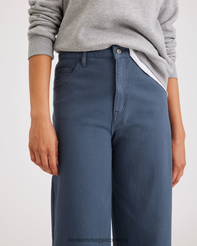 Dockers nők farmer szabású nadrág, magas egyenes szabású P840P1128 ruházat vintage indigó - kék