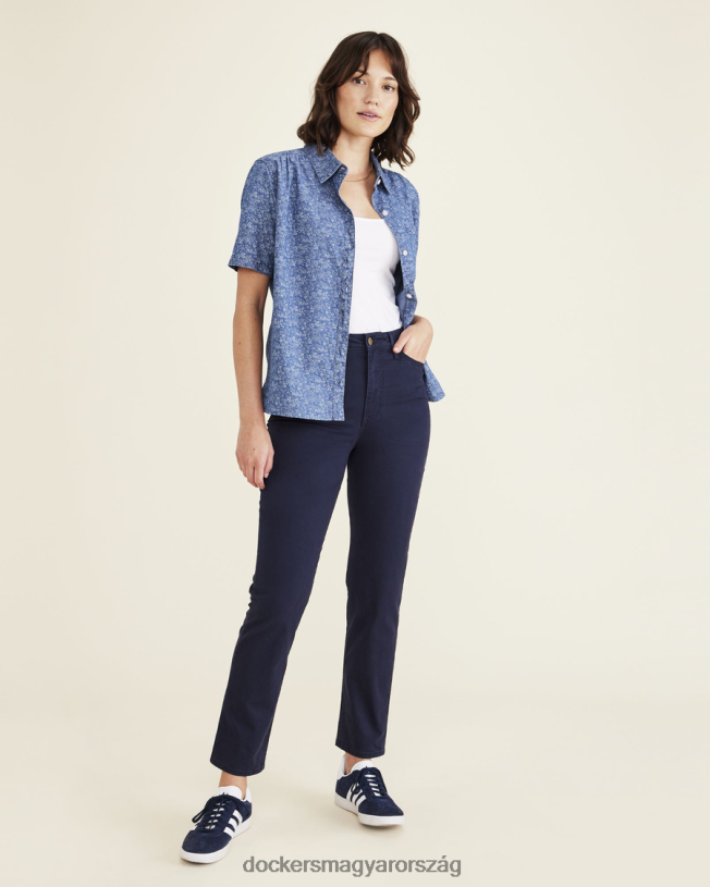 Dockers nők farmer szabású nadrág, magas karcsú fazon P840P1194 ruházat sötétkék blézer - kék