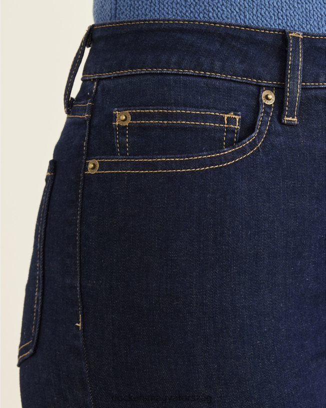 Dockers nők farmer szabású nadrág, magas karcsú fazon P840P1195 ruházat sötét indigó kőmosó - kék