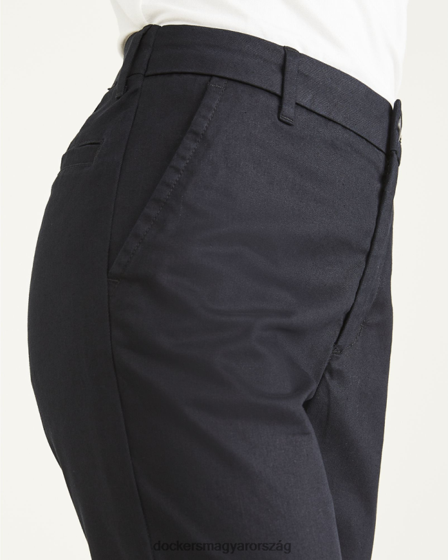 Dockers nők hétvégi chinos, karcsú szabás: prémium kiadás P840P1221 ruházat gyönyörű fekete