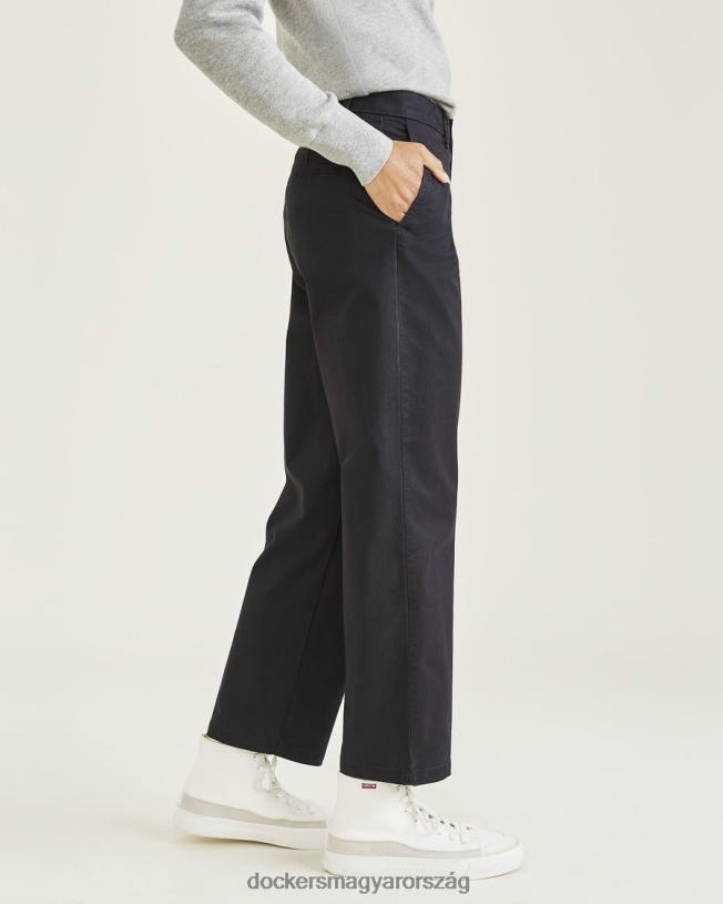 Dockers nők hétvégi csinos, egyenes szabású P840P1116 ruházat gyönyörű fekete