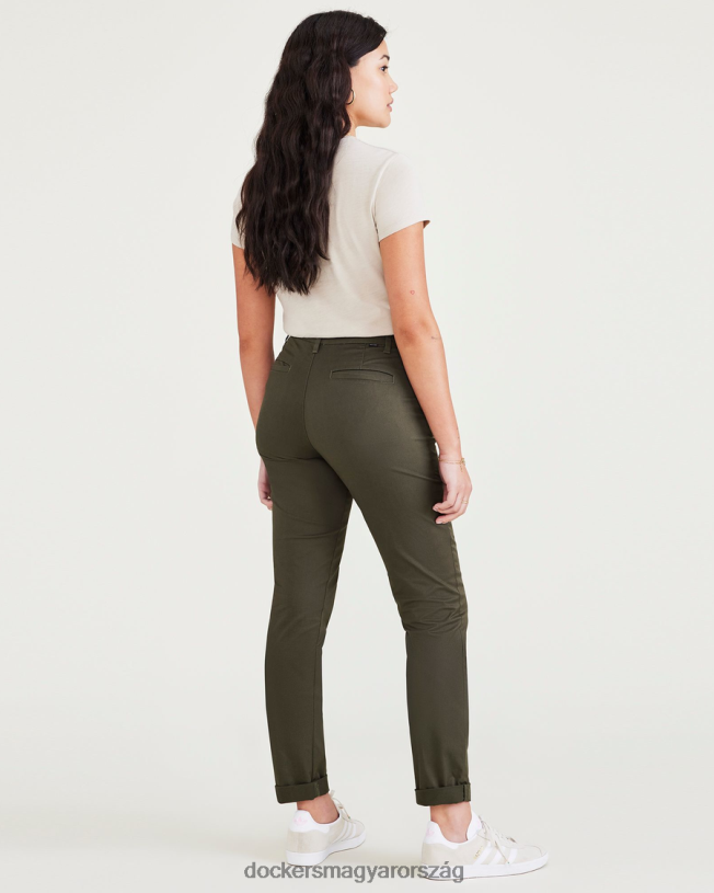 Dockers nők hétvégi csinos, karcsú szabású P840P1309 ruházat erdei éjszaka - zöld