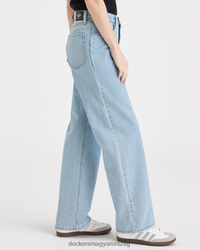 Dockers nők közepes magasságú farmer, laza szabású P840P1198 ruházat monte - tan