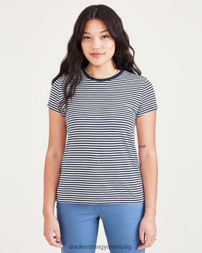 Dockers nők kedvenc póló, vékony szabású P840P1240 ruházat tengeri szikla sötétkék blézer - kék