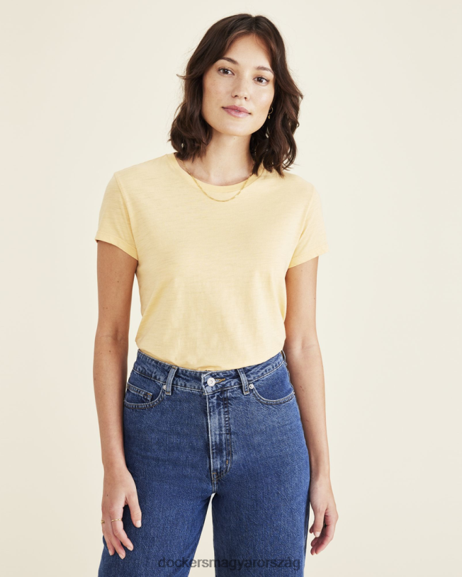 Dockers nők kedvenc póló, vékony szabású P840P1241 ruházat sivatagi por - cser