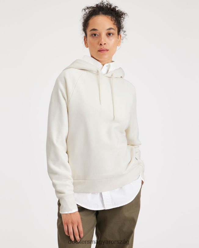 Dockers nők popover kapucnis, szabályos szabású P840P1122 ruházat kócsag - fehér