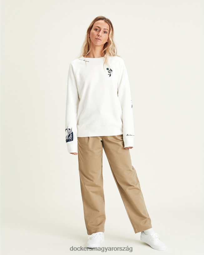 Dockers nők maud le autó ikon pulóver P840P1196 ruházat festetlen greige - szürke