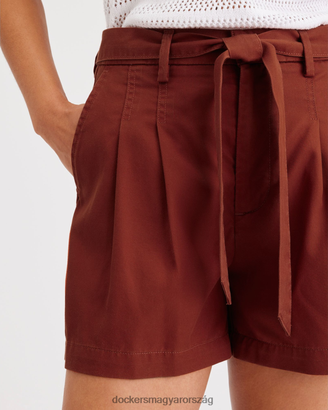 Dockers nők elöl megkötő rövid P840P1164 ruházat picante - piros