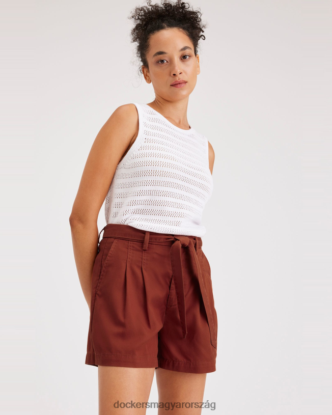 Dockers nők elöl megkötő rövid P840P1164 ruházat picante - piros