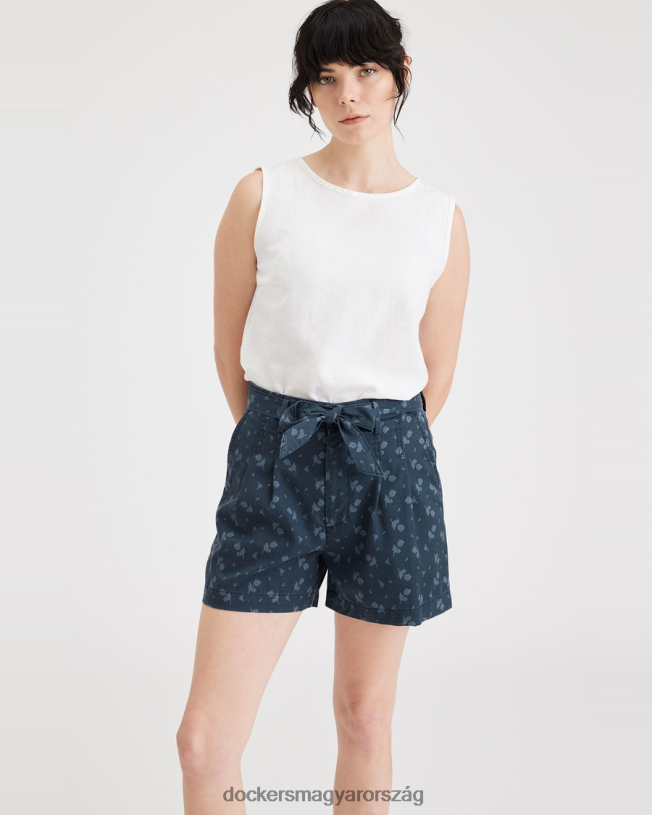 Dockers nők elöl megkötő rövid P840P1165 ruházat vintage indigó - kék