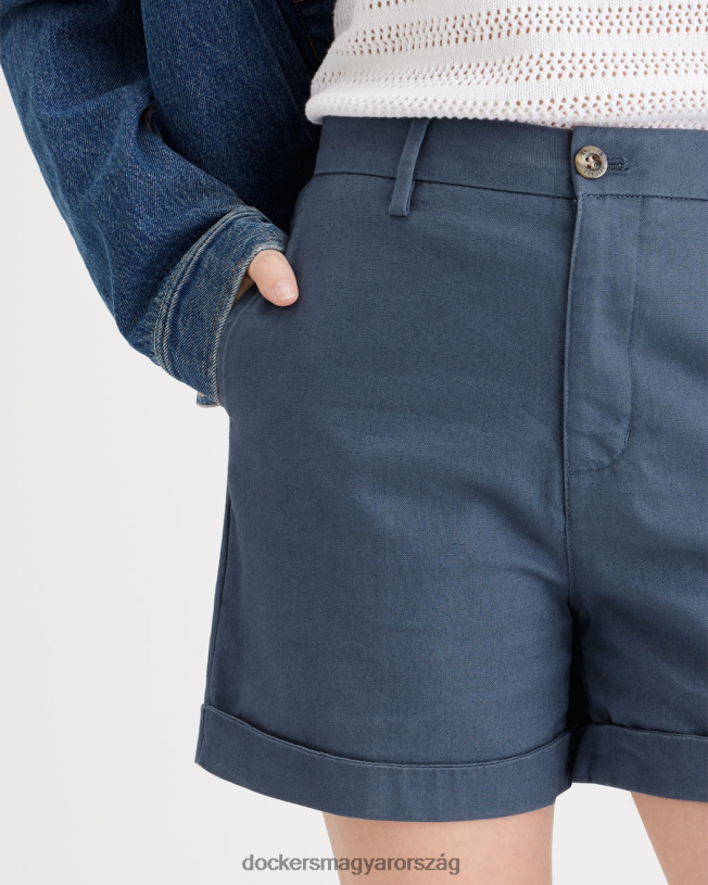 Dockers nők eredeti chino short P840P1160 ruházat vintage indigó - kék