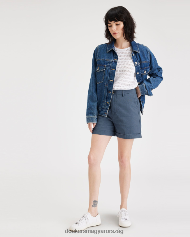 Dockers nők eredeti chino short P840P1160 ruházat vintage indigó - kék