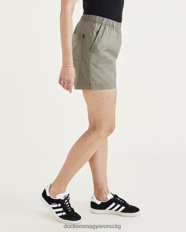 Dockers nők hétvégi felhúzható rövidnadrág P840P1177 ruházat camo - zöld
