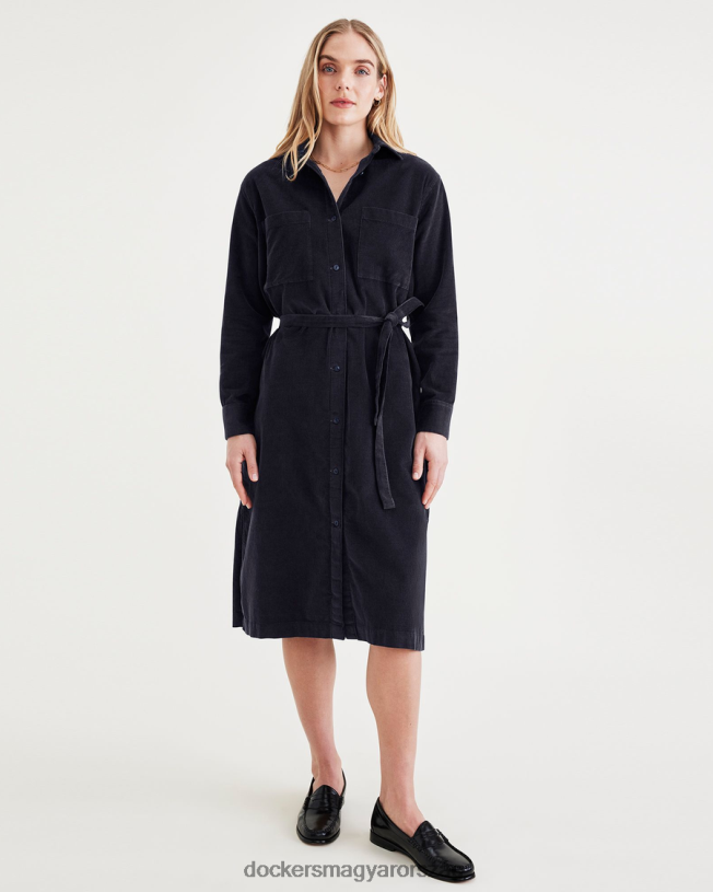 Dockers nők midi ruha, laza fazon P840P1104 ruházat sötétkék blézer - kék