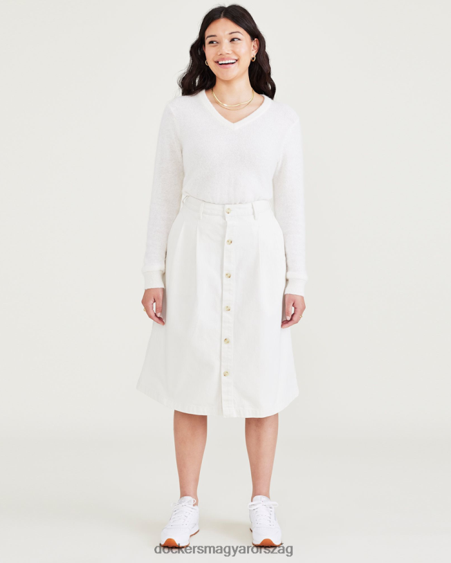 Dockers nők midi szoknya P840P1295 ruházat nagyvitorla - fehér