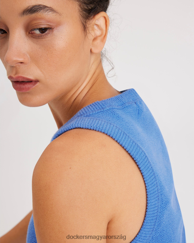 Dockers nők kötött tank, vékony szabású P840P1135 ruházat kerámia kék