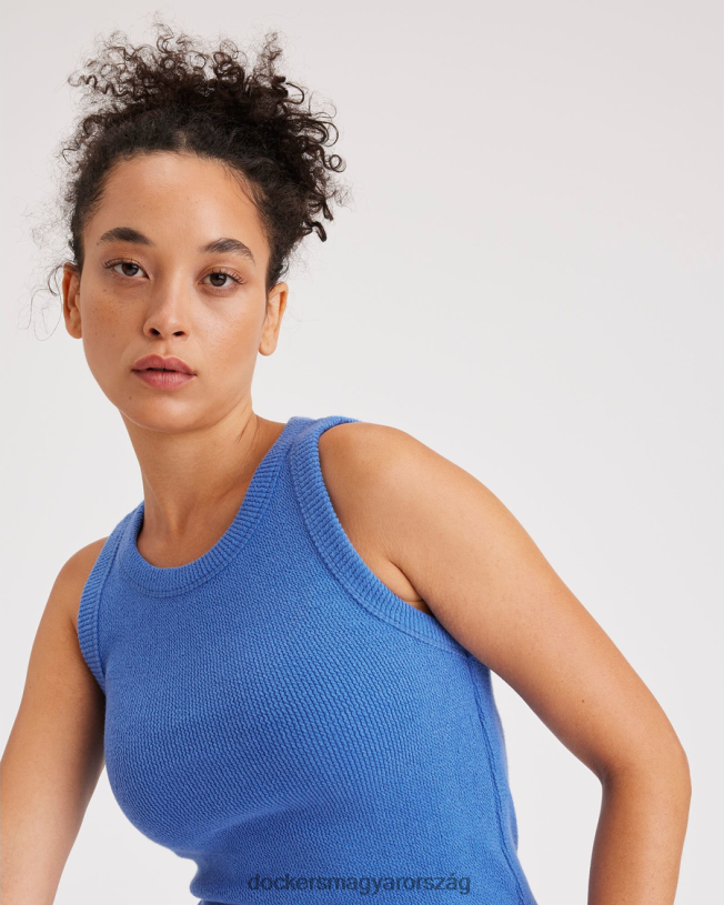 Dockers nők kötött tank, vékony szabású P840P1135 ruházat kerámia kék