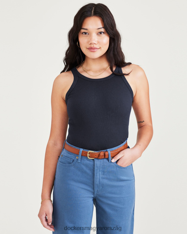 Dockers nők kedvenc tank, vékony szabású P840P1183 ruházat sötétkék blézer - kék