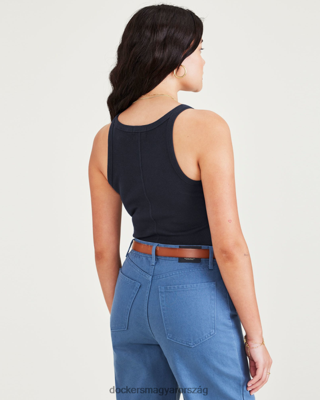 Dockers nők kedvenc tank, vékony szabású P840P1183 ruházat sötétkék blézer - kék