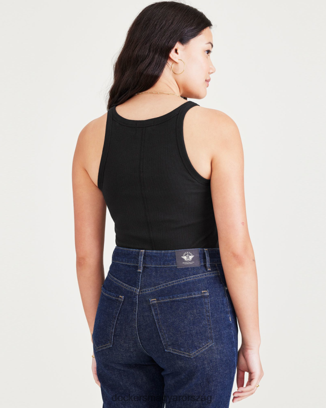 Dockers nők kedvenc tank, vékony szabású P840P1185 ruházat gyönyörű fekete